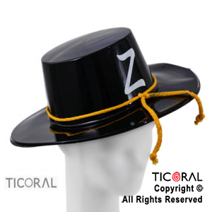 SOMBRERO ZORRO PLASTICO x 6